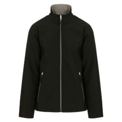 Regatta Professional Ascender 2 Layer Black Mineral Grey Softshell Jacket rg590 black mineralgrey ft