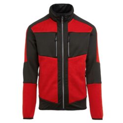 Regatta Professional E Volve Unisex Knit Effect Stretch Mid Layer Classic Red Black Jacket rg545 classicred black ft