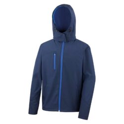 Result Core TX Performance Hooded Navy Royal Softshell Jacket r230m navy royal ft