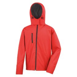 Result Core TX Performance Hooded Red Black Softshell Jacket r230m red black ft