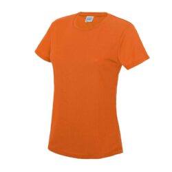 Awdis Just Cool Womens Cool Electric Orange T Shirt Jc005