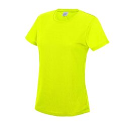 Awdis Just Cool Womens Cool Electric Yellow T Shirt Jc005