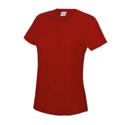 Awdis Just Cool Womens Cool Fire Red T Shirt Jc005