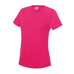 Awdis Just Cool Womens Cool Hot Pink T Shirt Jc005
