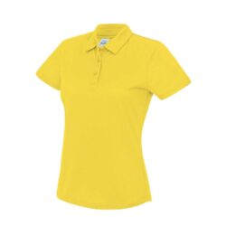 Awdis Just Cool Womens Cool Sun Yellow Polo Shirt Jc045