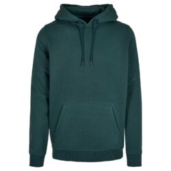 Build Your Brand Bottle Green Heavy Hoodie By011