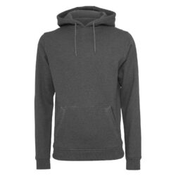 Build Your Brand Charcoal Heavy Hoodie By011