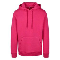 Build Your Brand Hibiscus Pink Heavy Hoodie By011