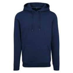 Build Your Brand Light Navy Heavy Hoodie By011