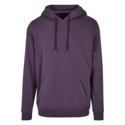 Build Your Brand Purple Night Heavy Hoodie By011