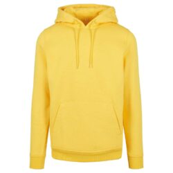 Build Your Brand Taxi Yellow Heavy Hoodie By011
