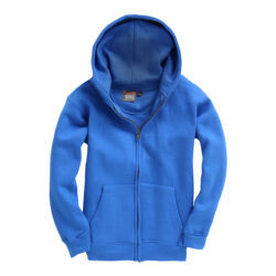 Cottonridge Kids Premium Zip Royal Blue Hoodie W88k
