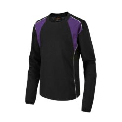 Falcon Sportswear Encore Long Sleeve Black Purple Jersey Ls Jersey Black Purple