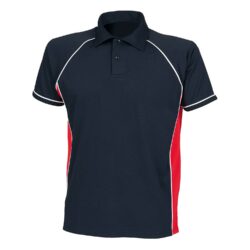 Finden & Hales Piped Performance Navy Red Polo Shirt Lv370 Navy Red