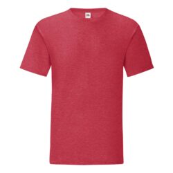 Fruit Of The Loom Iconic 150 Heather Red T Shirt Ss430 Heatherred