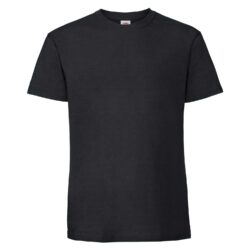 Fruit Of The Loom Iconic 195 Ringspun Premium Black T Shirt Ss422 Black