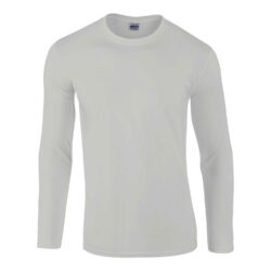 Gildan Softstyle Sports Grey Long Sleeve T Shirt Gd011