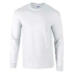 Gildan Ultra Cotton Long Sleeve Ash T Shirt Gd014