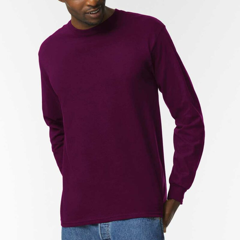 Gildan Ultra Cotton Long Sleeve T Shirt Gd014 Front