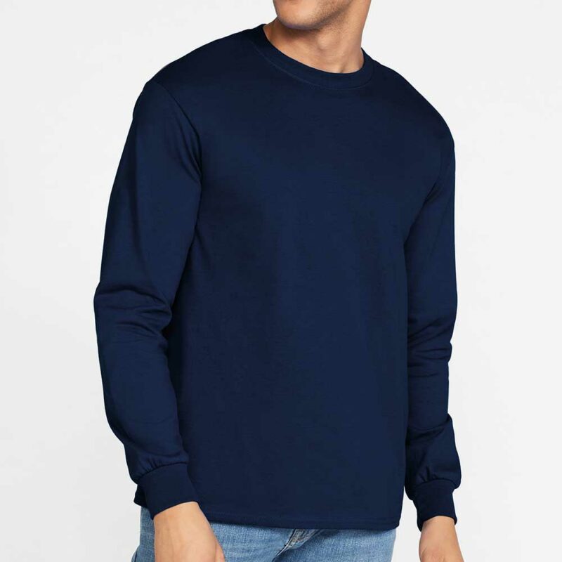 Gildan Ultra Cotton Long Sleeve T Shirt Gd014 Mens
