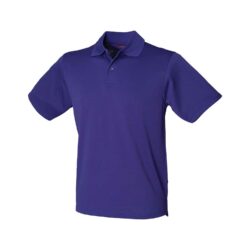 Henbury Coolplus Bright Purple Polo Shirt Hb475