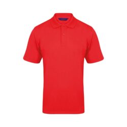 Henbury Coolplus Red Polo Shirt Hb475