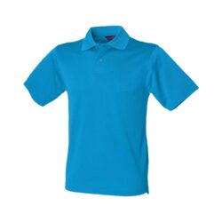 Henbury Coolplus Sapphire Blue Polo Shirt Hb475