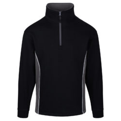 Orn Silverswift Quarter Zip Black Graphite Sweatshirt 1278bkgr