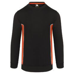 Orn Silverswift Two Tone Black Orange Sweatshirt 1290bkor