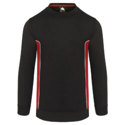 Orn Silverswift Two Tone Black Red Sweatshirt 1290bkrd