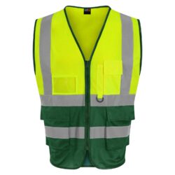 Pro Rtx High Visibility Executive Yellow Paramedic Green Waistcoat Rx705
