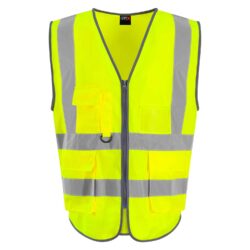 Pro Rtx High Visibility Executive Yellow Waistcoat Rx705 Hvyellow Ft