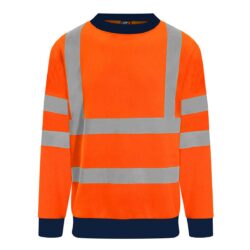 Pro Rtx High Visibility Orange Hi Vis Sweatshirt Rx730