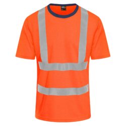 Pro Rtx High Visibility Orange Navy T Shirt Rx720