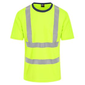 Pro Rtx High Visibility Yellow Navy T Shirt Rx720