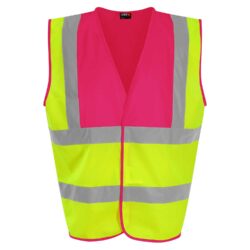 Pro Rtx High Visibility Yellow Pink Vest Rx700