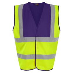 Pro Rtx High Visibility Yellow Purple Vest Rx700