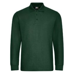 Pro Rtx Pro Long Sleeve Bottle Green Polo Shirt Rx102