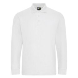 Pro Rtx Pro Long Sleeve White Polo Shirt Rx102