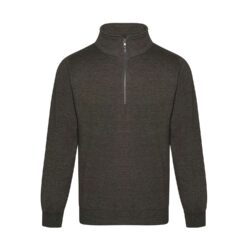 Pro Rtx Pro Quarter Neck Zip Charcoal Sweatshirt Rx305