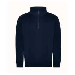 Pro Rtx Pro Quarter Neck Zip Navy Blue Sweatshirt Rx305