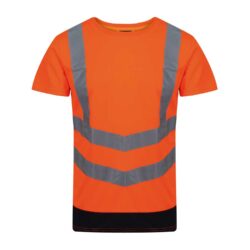 Regatta High Visibility Pro Hi Vis Short Sleeve Orange T Shirt Rg463