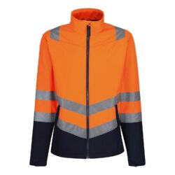 Regatta High Visibility Pro Orange Hi Vis Softshell Jacket Rg456 Orange