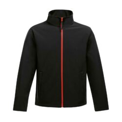 Regatta Professional Ablaze Printable Black Classic Red Softshell Jacket Sn130