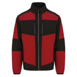 Regatta Professional E Volve Unisex 2 Layer Red Softshell Jacket Rg541 Classicred Black