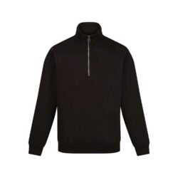 Regatta Professional Pro Quarter Zip Black Sweatshirt Rg613 Black