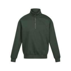 Regatta Professional Pro Quarter Zip Dark Green Sweatshirt Rg613 Darkgreen