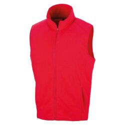 Result Core Red Microfleece Gilet R116x