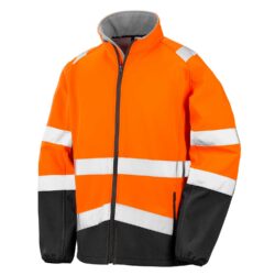 Result Safeguard Printable Safety Softshell Orange Jacket R450