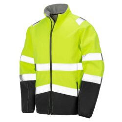 Result Safeguard Printable Safety Softshell Yellow Jacket R450x Fluorescentyellow